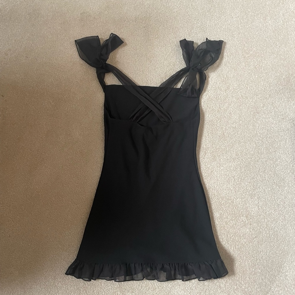 Lucy in the Sky Chiffon Slip Dress - Picture 3 of 5